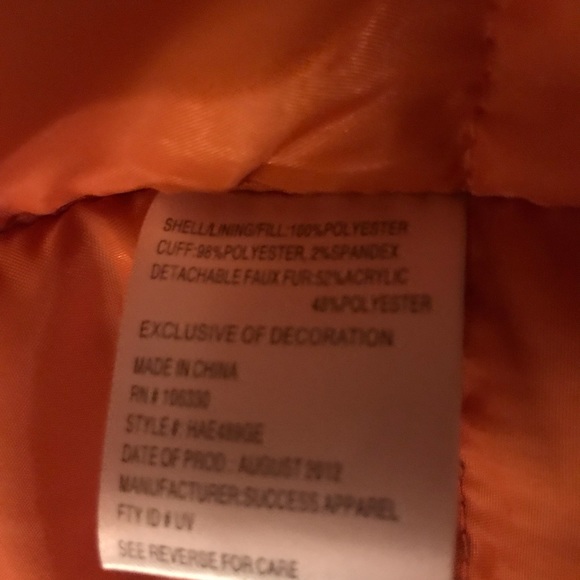 Eddie Bauer- Bayleaf puffer jacket with faux fur removable hood combo-Kids M NWT - Picture 7 of 8